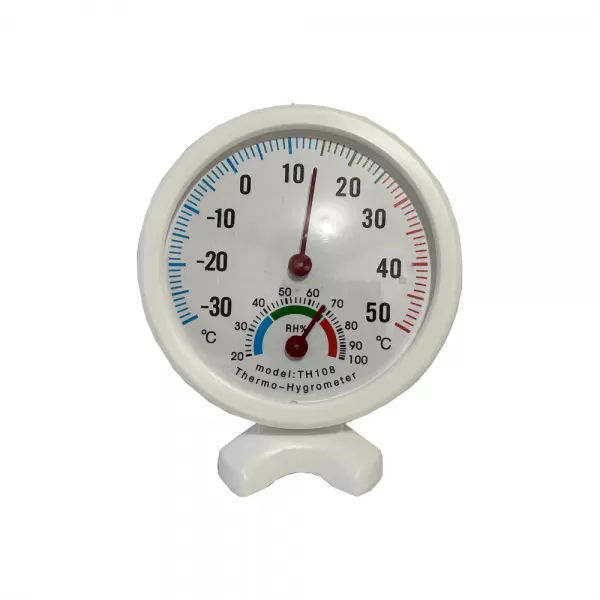 Termometru cu higrometru -30 +50 grade alb