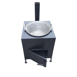 Soba de gatit pe lemne pentru ceaun de 30 de litri