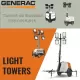 Generator cu turn de iluminat telescopic GENERAC V20Y - Turnuri de iluminat Light Towers