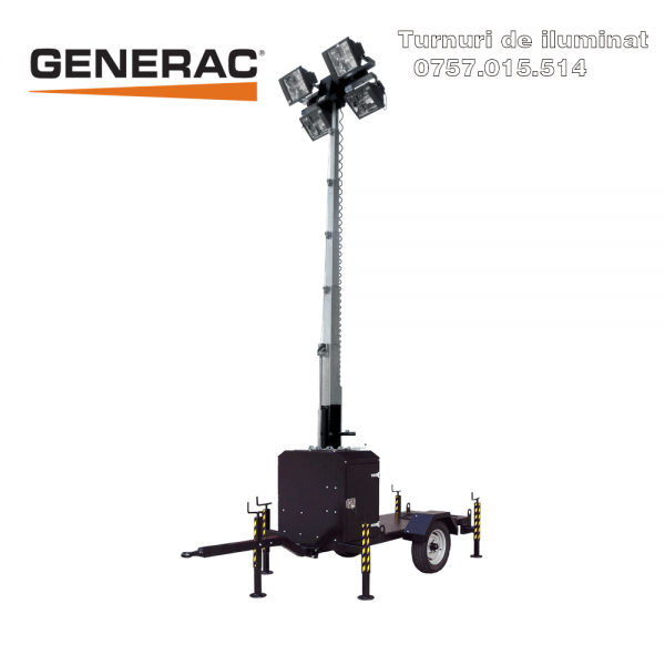 Turn de iluminat LT HYDRO G GMB10P (NOT EU) 4x320W Led GENERAC - Turnuri de iluminat Light Towers