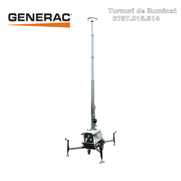 Turn de iluminat LT LINK T4 1x400W Led UFO GENERAC - Turnuri de iluminat Light Towers