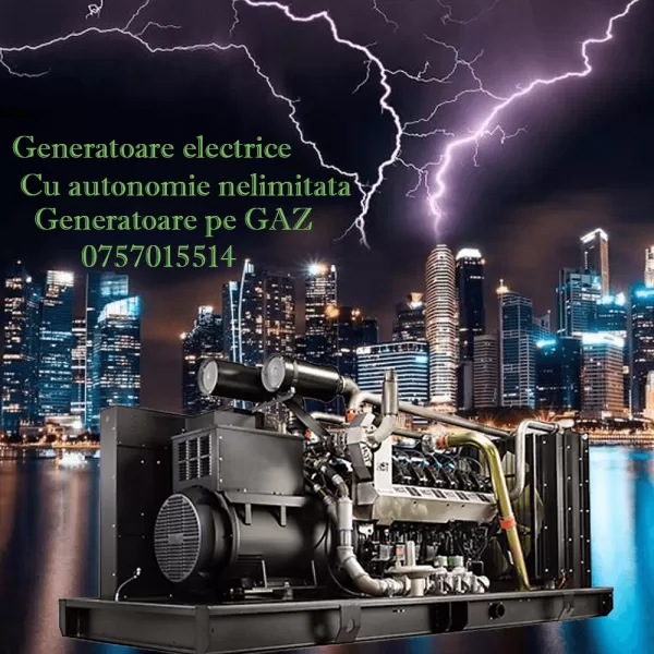 Generator Electric pe gaz GGW300G 400V 50Hz 230V 50Hz 300Kva 240Kw - Generatoare Pramac