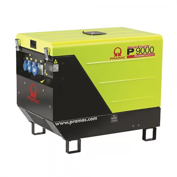 Generator de curent cu carcasa insonorizata generator curent insonorizat monofazat diesel P9000 CONN AVR DPP - Generatoare Pramac