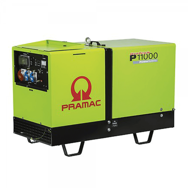 Generator de curent diesel cu carcasa insonorizata 10.8 Kva 10 Kw Pramac P11000 DPP trifazat - Generatoare Pramac