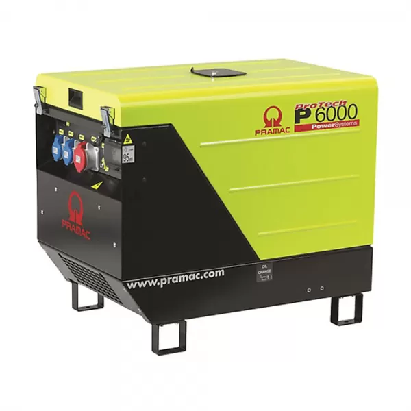 Generator de curent cu carcasa insonorizata generator curent insonorizat trifazat diesel P6000 CONN DPP - Generatoare Pramac