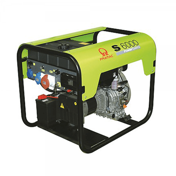 Generator de curent diesel trifazat cu pornire la cheie 6.9 Kva 5.5 Kw CONN DPP Pramac S 6000 - Generatoare Pramac