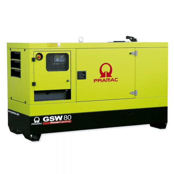 Generatoare de curent diesel trifazate si monofazate, din seria de generatoare electrice GSW PramacGenerator de curent diesel Pramac GSW80P, 230V 50Hz 83 Kva 66, Generatoare Pramac Generator de curent Diesel 83 Kva 66 Kw - Generatoare Pramac