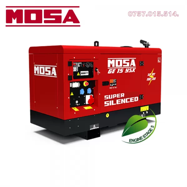 Generator de curent Mosa GE 15 YSX diesel trifazat - Generatoare