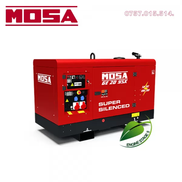 Generator de curent Mosa GE 20 YSX diesel trifazat - Generatoare